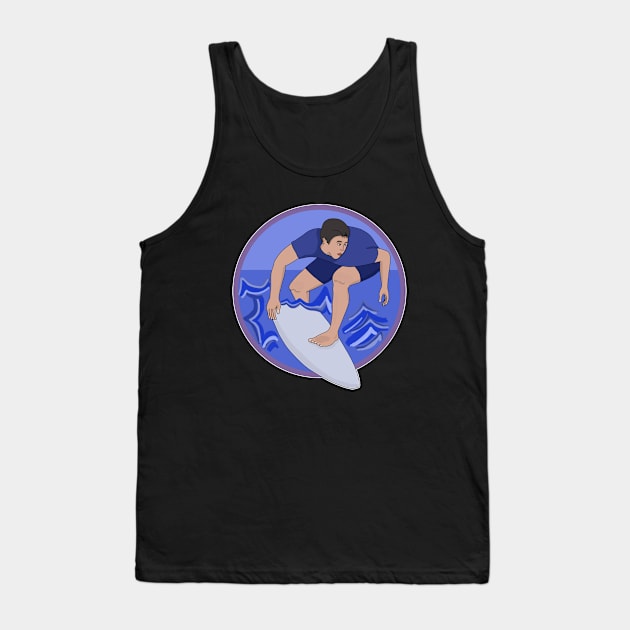 Surfing Tank Top by DiegoCarvalho